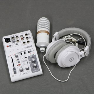 YAMAHA AG03MK2 W LSPK (ホワイト) ライブストリーミングパッケージ 【御茶ノ水本店】