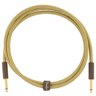 Fenderフェンダー Deluxe Series Tweed Instrument Cables ケーブル 40cm SS