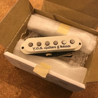 Y.O.S Smoggy Singlecoil Pickups Parchment Set